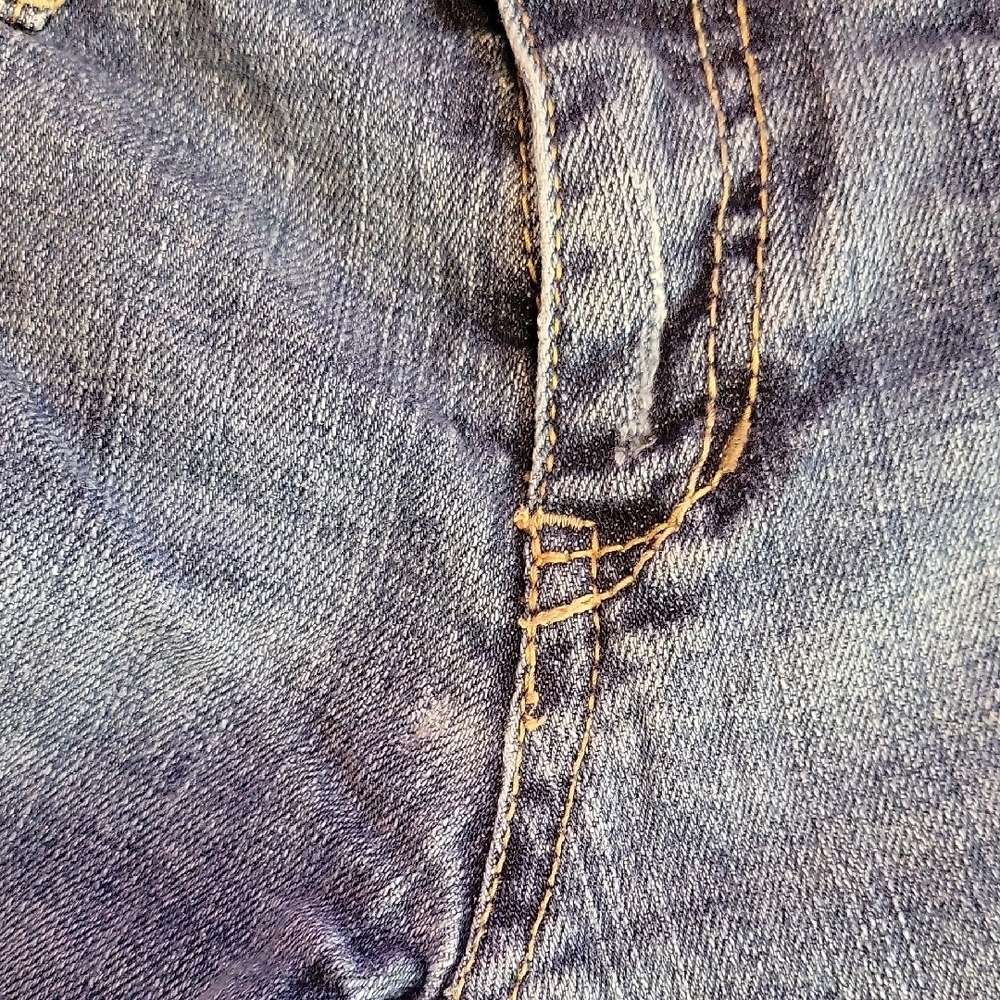 Aeropostale Hailey Skinny Flare Denim Low Rise Jeans Juniors Y2k Size 7/8 - Picture 15 of 15
